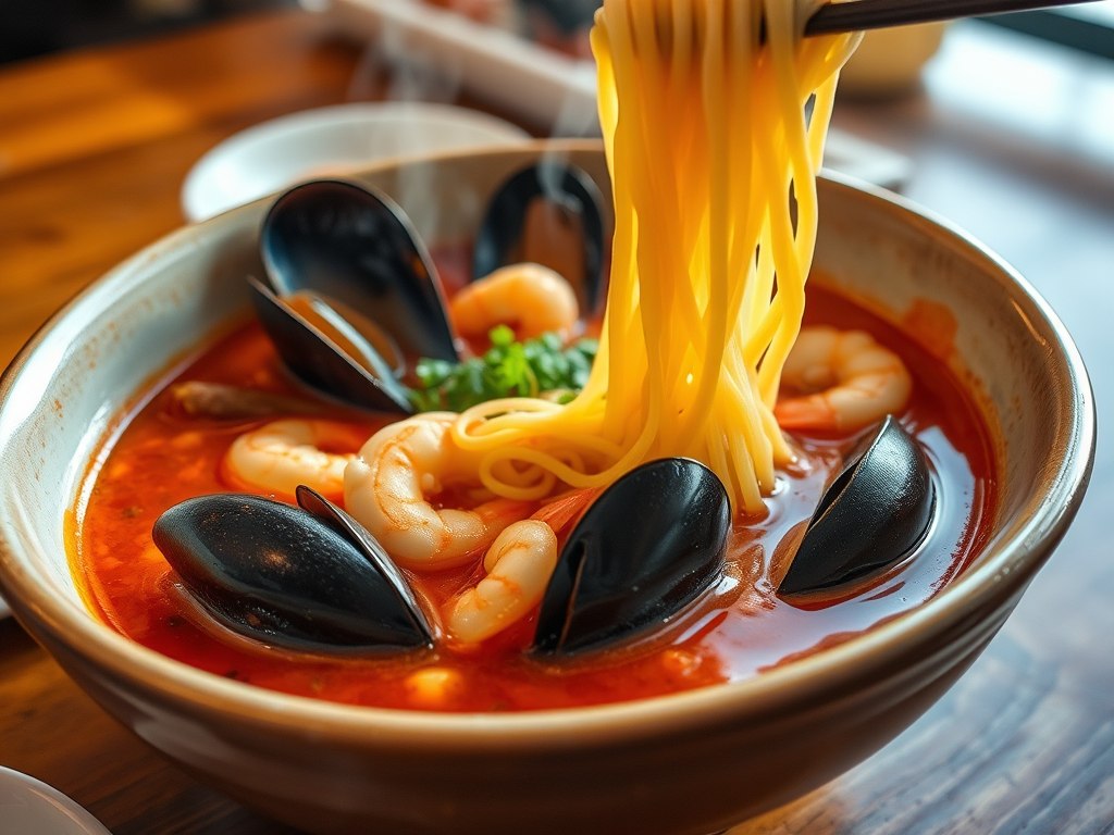 오늘의 승자, 짬뽕 (AI 생성 이미지)